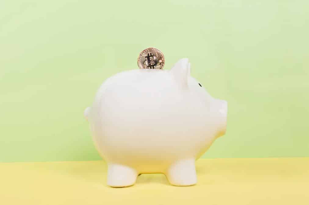 bitcoin and piggy bank - Image of Cryptocurrency/Investing, "Boomer investing in cryptocurrency"